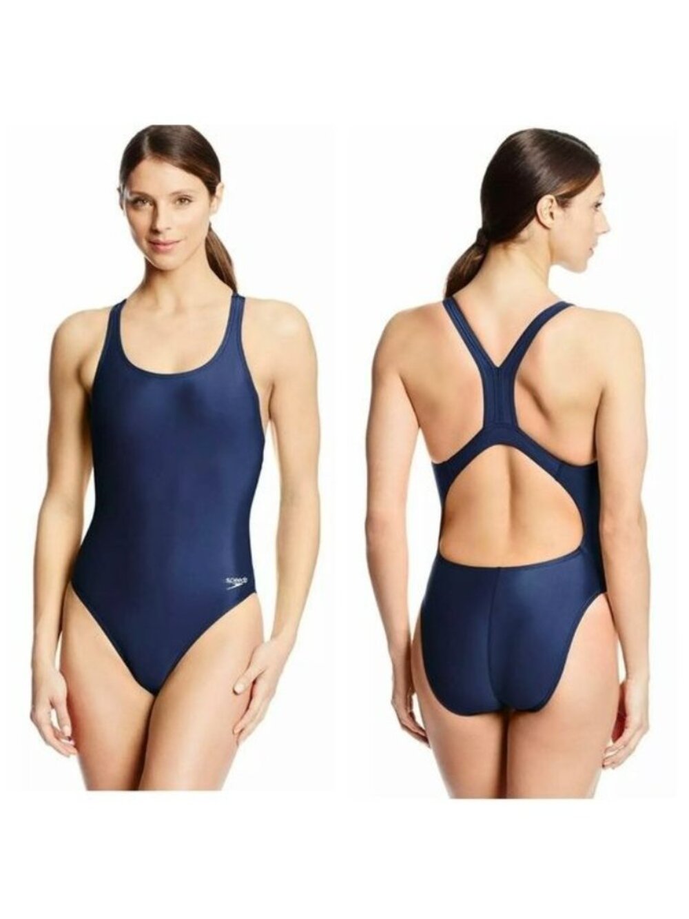 Speedo ProLT Superpro-A Competitive Swimsuit 10 38 One Piece Peacoat Blue New